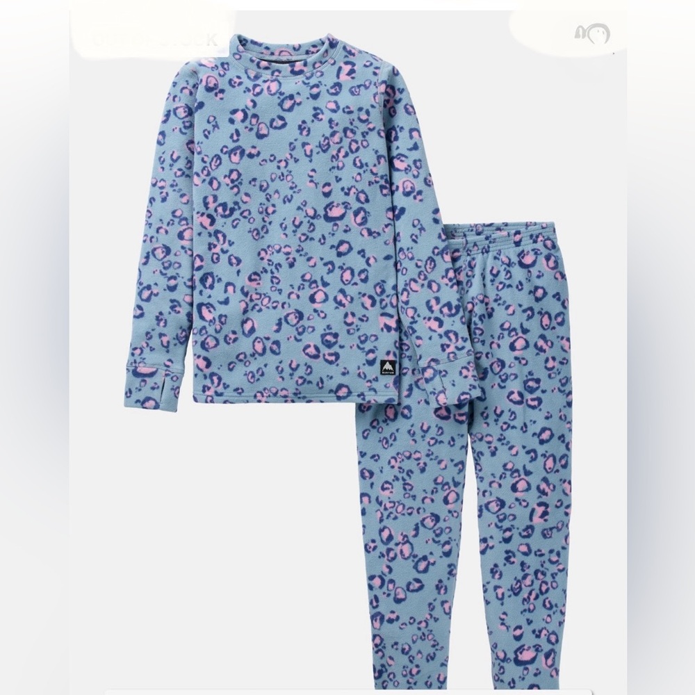 Burton Kids' Heavyweight Fleece Base Layer Set